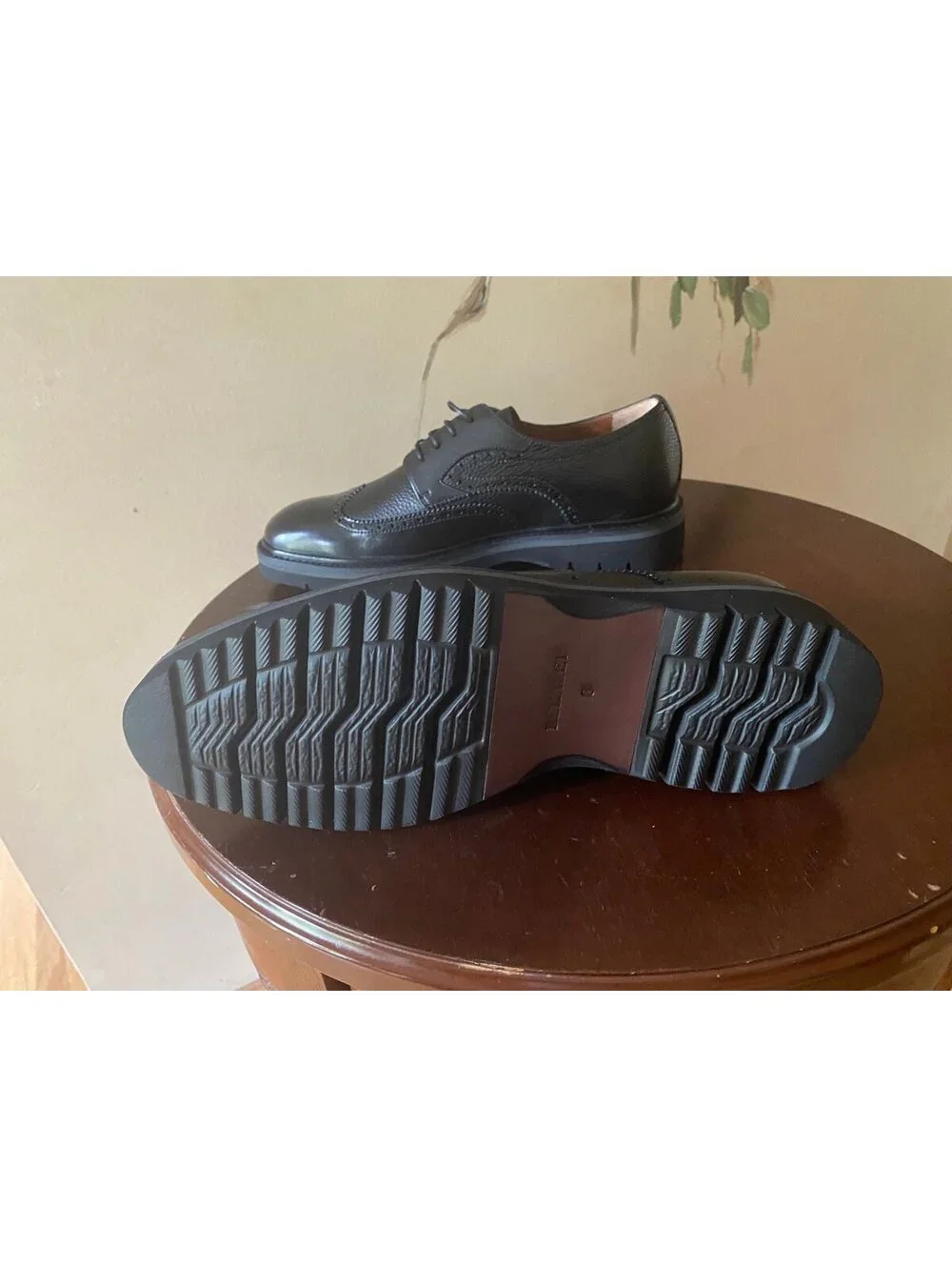 Leizilea Men’s Kingbo Derby Dress Shoes Size 8